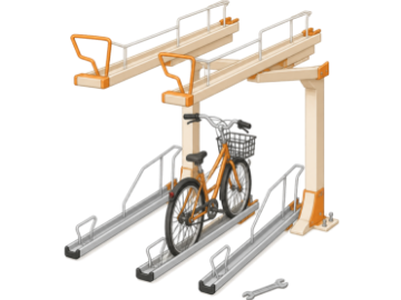 自転車P、駐車場 設営、解体