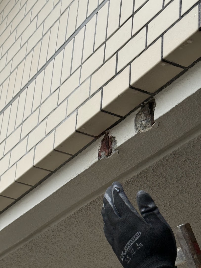 爆裂補修