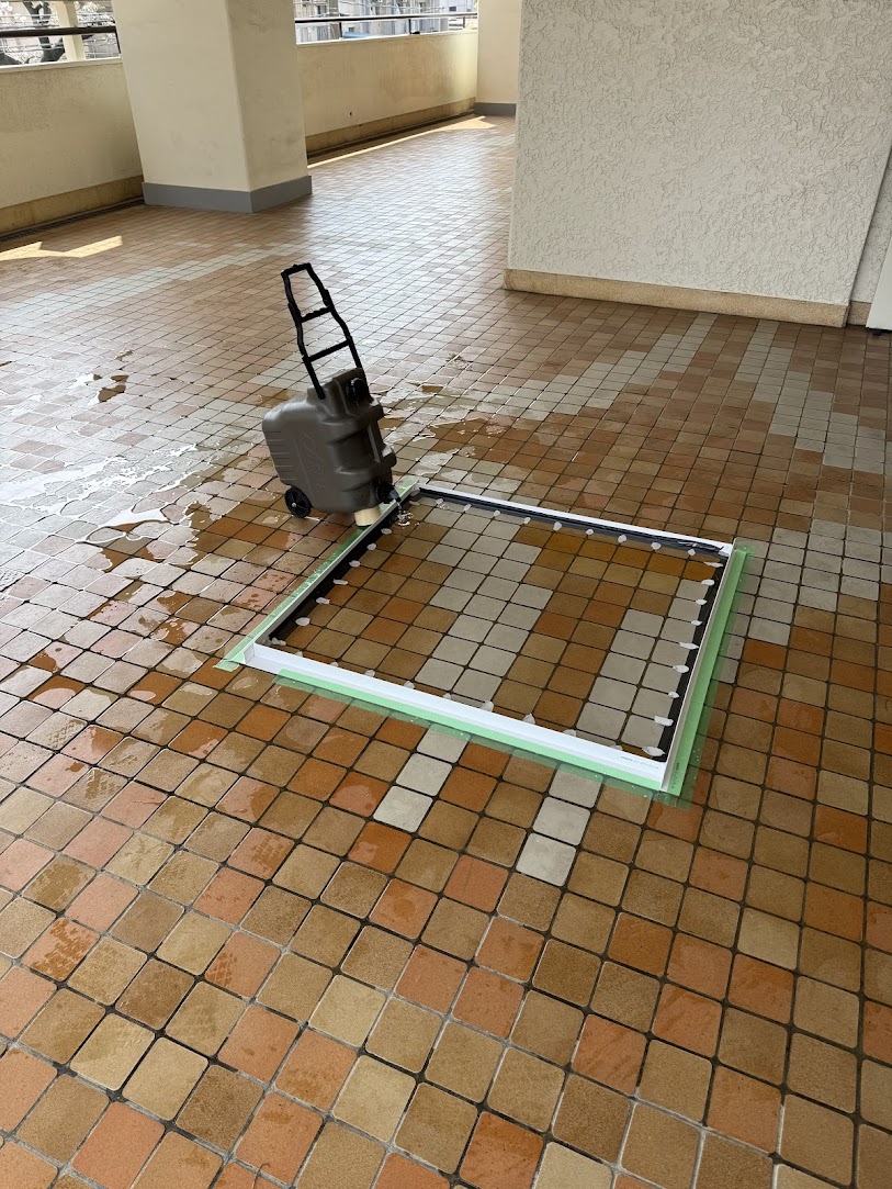 床面漏水テスト