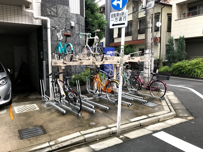 自転車ラックの取り付け